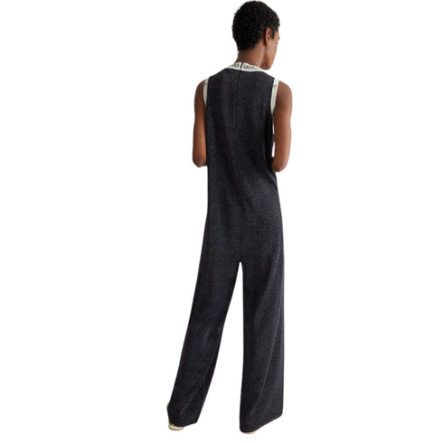 Liu Jo Tuta intera Tuta Donna in viscosa e lurex Nero - Francavilla Moda